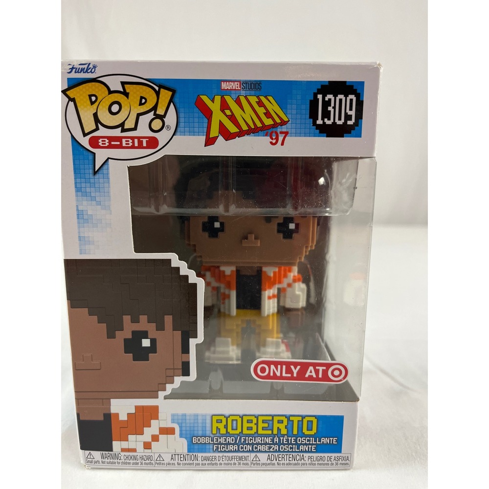 Funko‎ Pop! Marvel X-Men '97 Roberto 8-Bit #1309 Target Exclusive Vinyl Figure